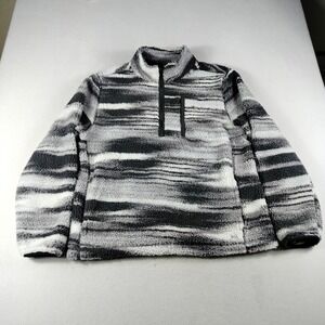 DSG Jacket Mens‎ Medium Charcoal Linear Glare Gorpcore Fleece Outdoor Hiking